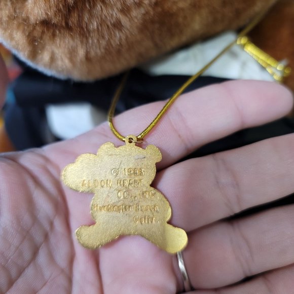 vintage 1983 Aldon heart co bride and groom teddy bears huntington beach - Picture 9 of 10